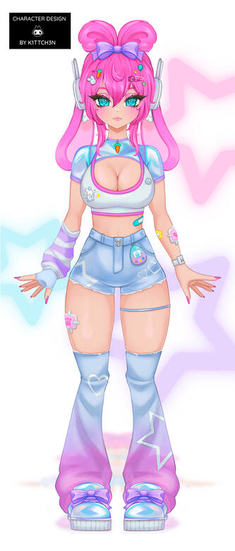 Character Design for @Punsandbuns