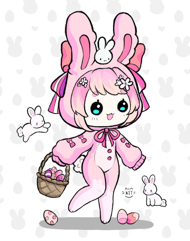 Easter YCH for @Alittlesugoi
