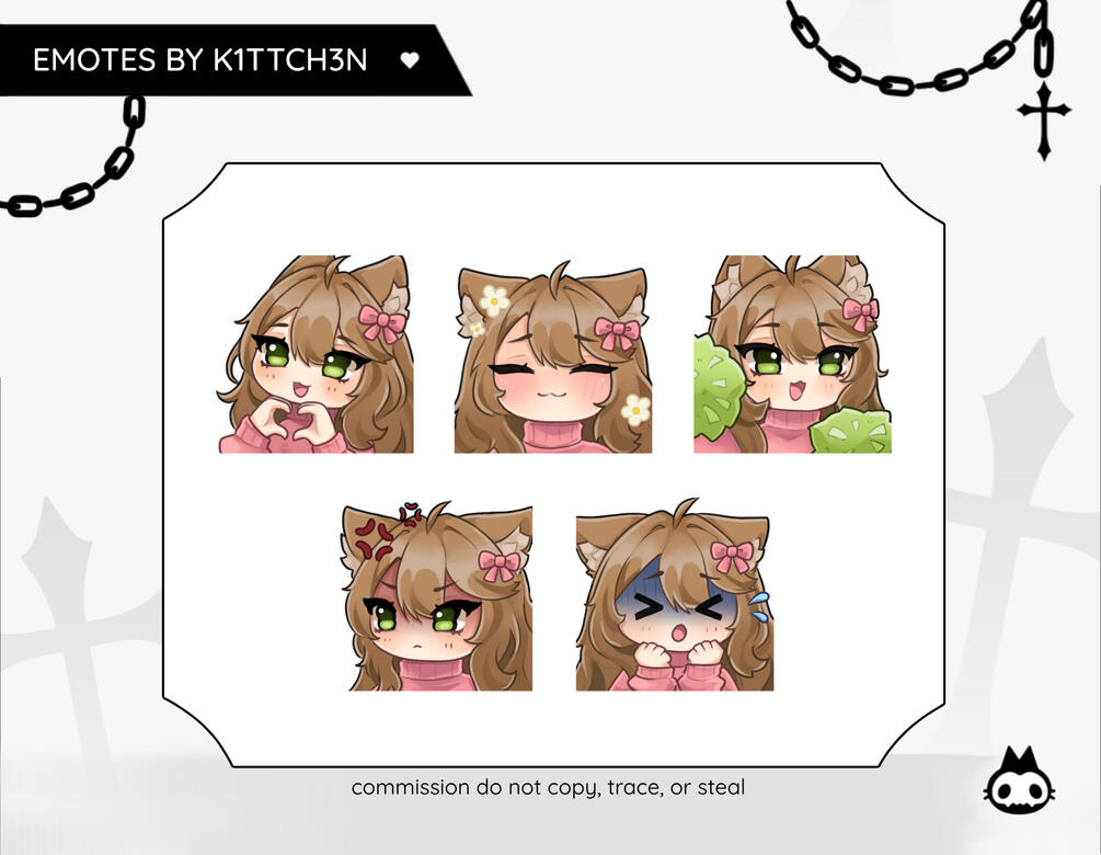 Emotes by @SiennaCeeCee