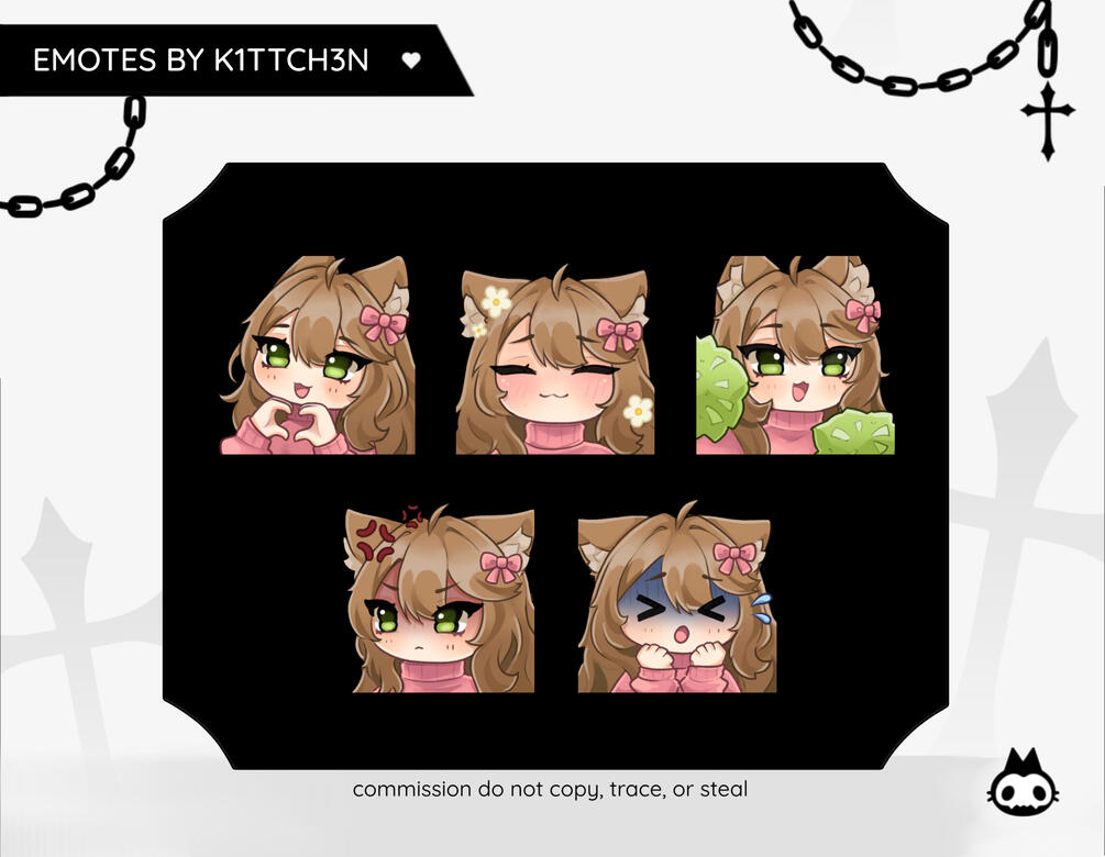 Emotes by @SiennaCeeCee