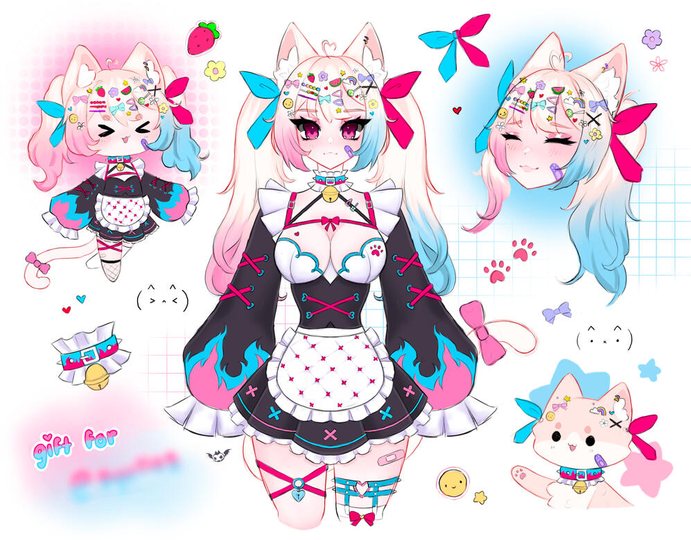 Skeb Style Sketch Page for @ayulina